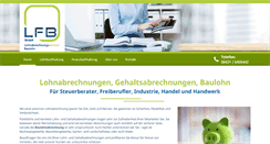 Desktop Screenshot of lfb-lohnabrechnung.de